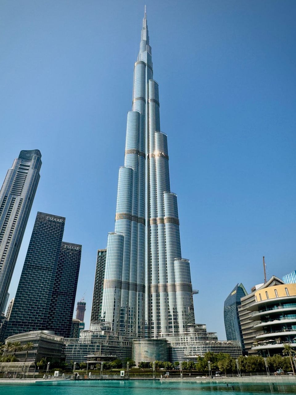 Burj Khalifa rising above the Dubai skyline
